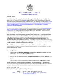 MECKLENBURG COUNTY  Community Support Services