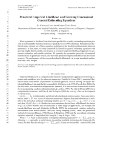 Penalized Empirical Likelihood and Growing Dimensional General Estimating Equations