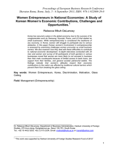 Proceedings of European Business Research Conference