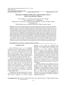 Asian Journal of Agricultural Sciences 3(2): 127-131, 2011 ISSN: 2041-3890