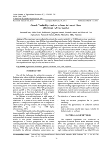 Asian Journal of Agricultural Sciences 3(2): 138-141, 2011 ISSN: 2041-3890