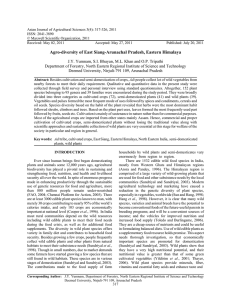 Asian Journal of Agricultural Sciences 3(4): 317-326, 2011 ISSN: 2041-3890