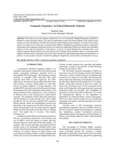 Asian Journal of Agricultural Sciences 3(5): 366-368, 2011 ISSN: 2041-3890