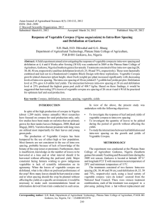Asian Journal of Agricultural Sciences 4(3): 210-212, 2012 ISSN: 2041-3890
