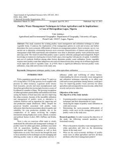 Asian Journal of Agricultural Sciences 4(4): 258-263, 2012 ISSN: 2041-3890