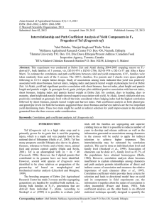 Asian Journal of Agricultural Sciences 5(1): 1-5, 2013