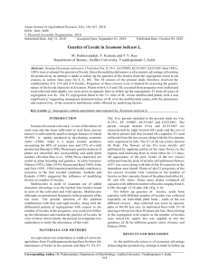 Asian Journal of Agricultural Sciences 2(4): 164-167, 2010 ISSN: 2041-3890