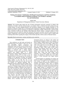 Asian Journal of Business Management 5(1): 144-152, 2013