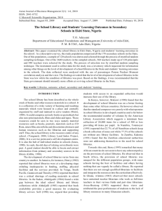 Asian Journal of Business Management 2(1): 1-8, 2010 ISSN: 2041-8752