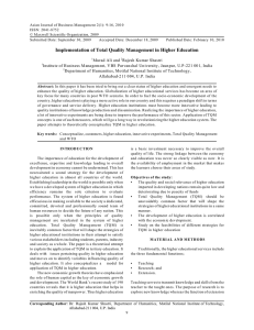 Asian Journal of Business Management 2(1): 9-16, 2010 ISSN: 2041-8752