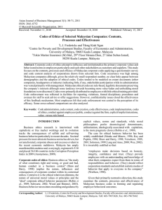 Asian Journal of Business Management 3(1): 50-71, 2011 ISSN: 2041-8752