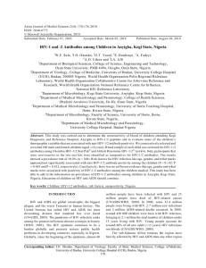 Asian Journal of Medial Sciences 2(4): 170-176, 2010 ISSN: 2040-8773