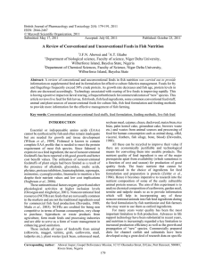 British Journal of Pharmacology and Toxicology 2(4): 179-191, 2011 ISSN: 2044-2467