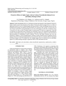 British Journal of Pharmacology and Toxicology 3(1): 21-28, 2012 ISSN: 2044-2467