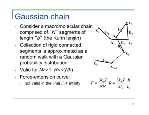 Gaussian chain