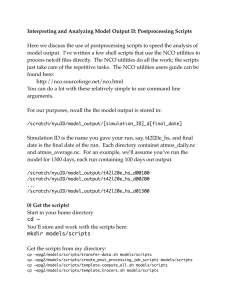 Interpreting and Analyzing Model Output II: Postprocessing Scripts