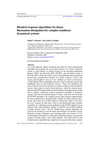 Blended response algorithms for linear fluctuation-dissipation for complex nonlinear dynamical systems