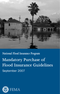 Mandatory Purchase of Flood Insurance Guidelines National Flood Insurance Program September 2007