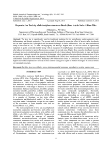 British Journal of Pharmacology and Toxicology 4(5): 181-187, 2013