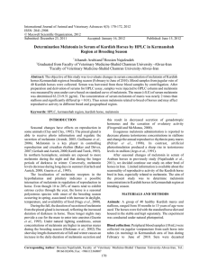 International Journal of Animal and Veterinary Advances 4(3): 170-172, 2012