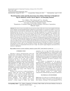 International Journal of Animal and Veterinary Advance 2(2): 43-46, 2010