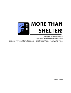 MORE THAN SHELTER!