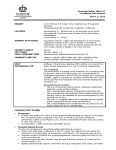 Rezoning Petition 2016-017 Pre-Hearing Staff Analysis March 21, 2016