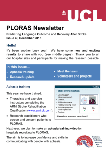 PLORAS Newsletter In this issue... Hello!