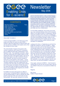 Newsletter May 2006