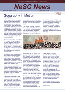 NeSC News Geography in Motion Issue 58 March 2008