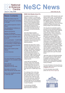 NeSC News News Contents Issue 41, May 2006