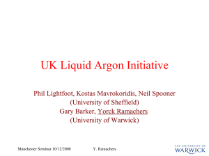 UK Liquid Argon Initiative