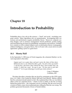 Introduction to Probability Chapter 18
