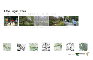 GREENWAY MAS TER PLAN Little Sugar Creek