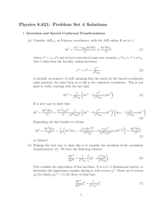 Physics 8.821: Problem Set 4 Solutions