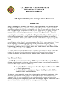 CHARLOTTE FIRE DEPARMENT FIRE MARSHAL’S OFFICE Fire Prevention Bureau