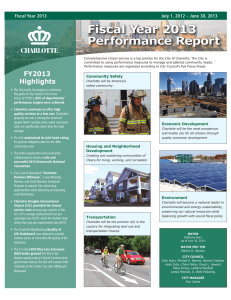 Fiscal Year 2013 Performance Report July 1, 2012 – June 30, 2013