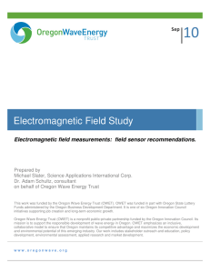 10 Electromagnetic Field Study Electromagnetic field measurements:  field sensor recommendations.