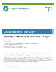 11 Electromagnetic Field Study Electromagnetic field measurements: environmental noise report.