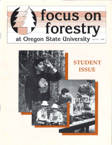 at Oregon State University STUDENT ISSUE Spring