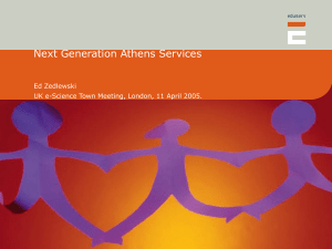 Next Generation Athens Services Ed Zedlewski