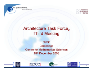 Architecture Task Force Third Meeting 2 CeSC
