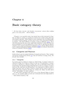 Basic category theory Chapter 4