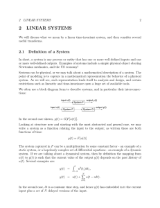 2  LINEAR  SYSTEMS