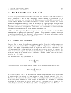 8  STOCHASTIC  SIMULATION