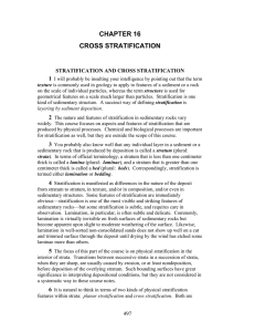 CHAPTER 16 CROSS STRATIFICATION  1