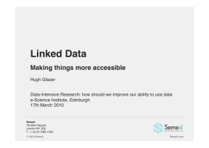 Linked Data! Making things more accessible!