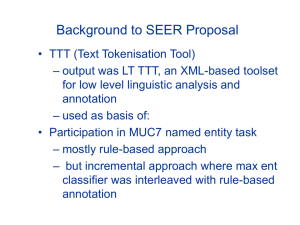 Background to SEER Proposal