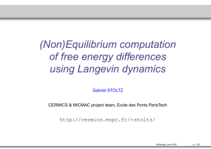 (Non)Equilibrium computation of free energy differences using Langevin dynamics