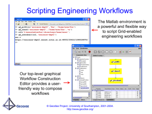Scripting Engineering Workflows